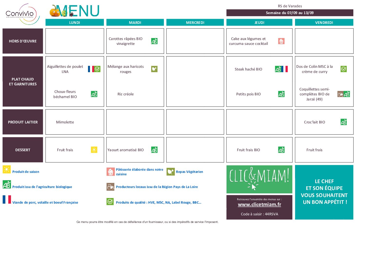 MENUS P1